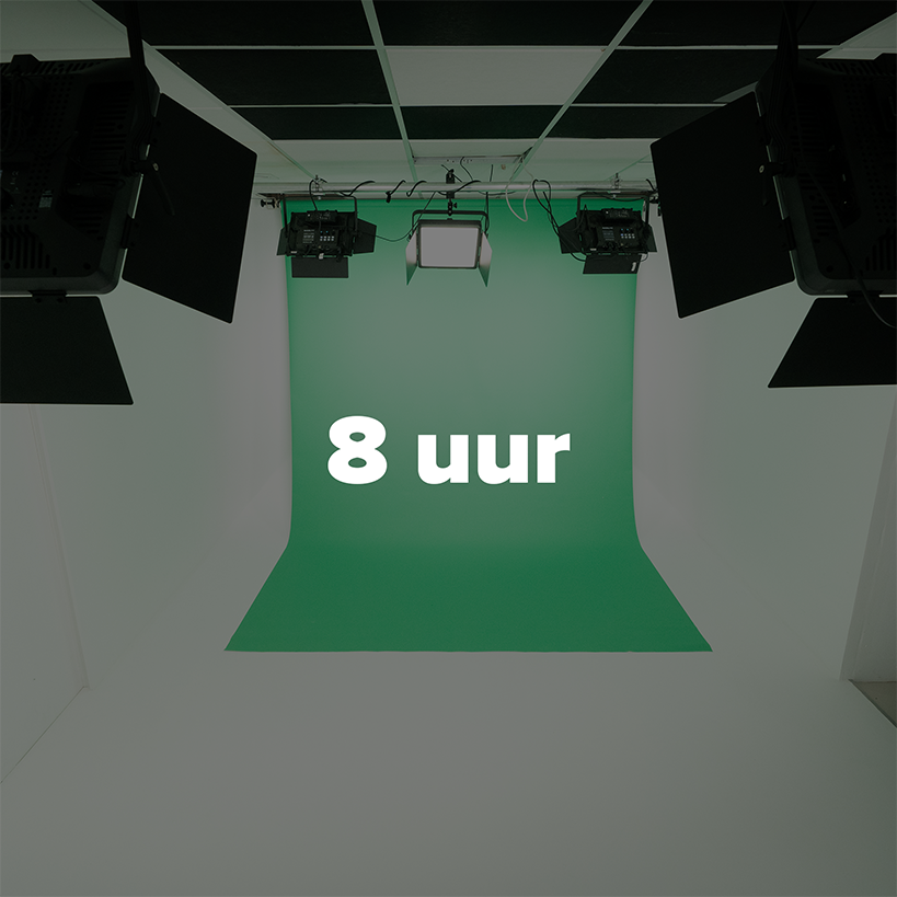Studio huren - 8 uur